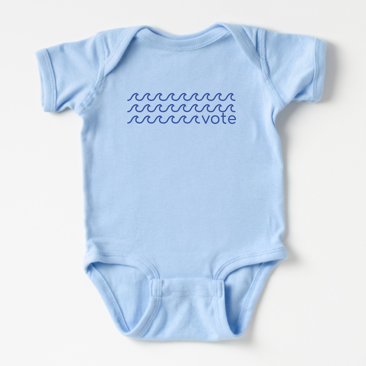 Blue Wave Vote Baby Bodysuit - Resistance Nation