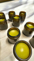 Multiple body balm in amber glass jars