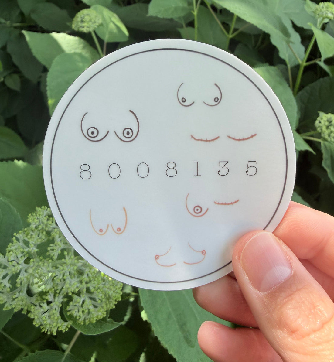 8008135 (boobies) Sticker