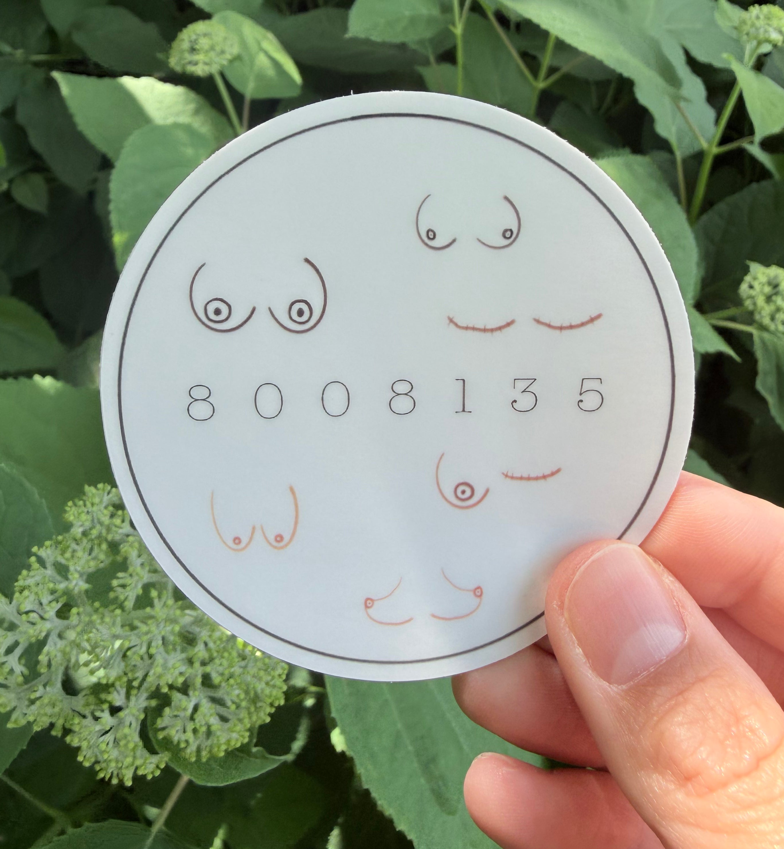 8008135 (boobies) Sticker
