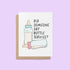 Bottle service new baby card - MangoIllustrated - Greeting Cards