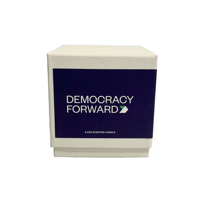 Democracy Forward "Democracy Is Not A Spectator Sport" 8.5 oz. Scented Candle (Limited Edition)