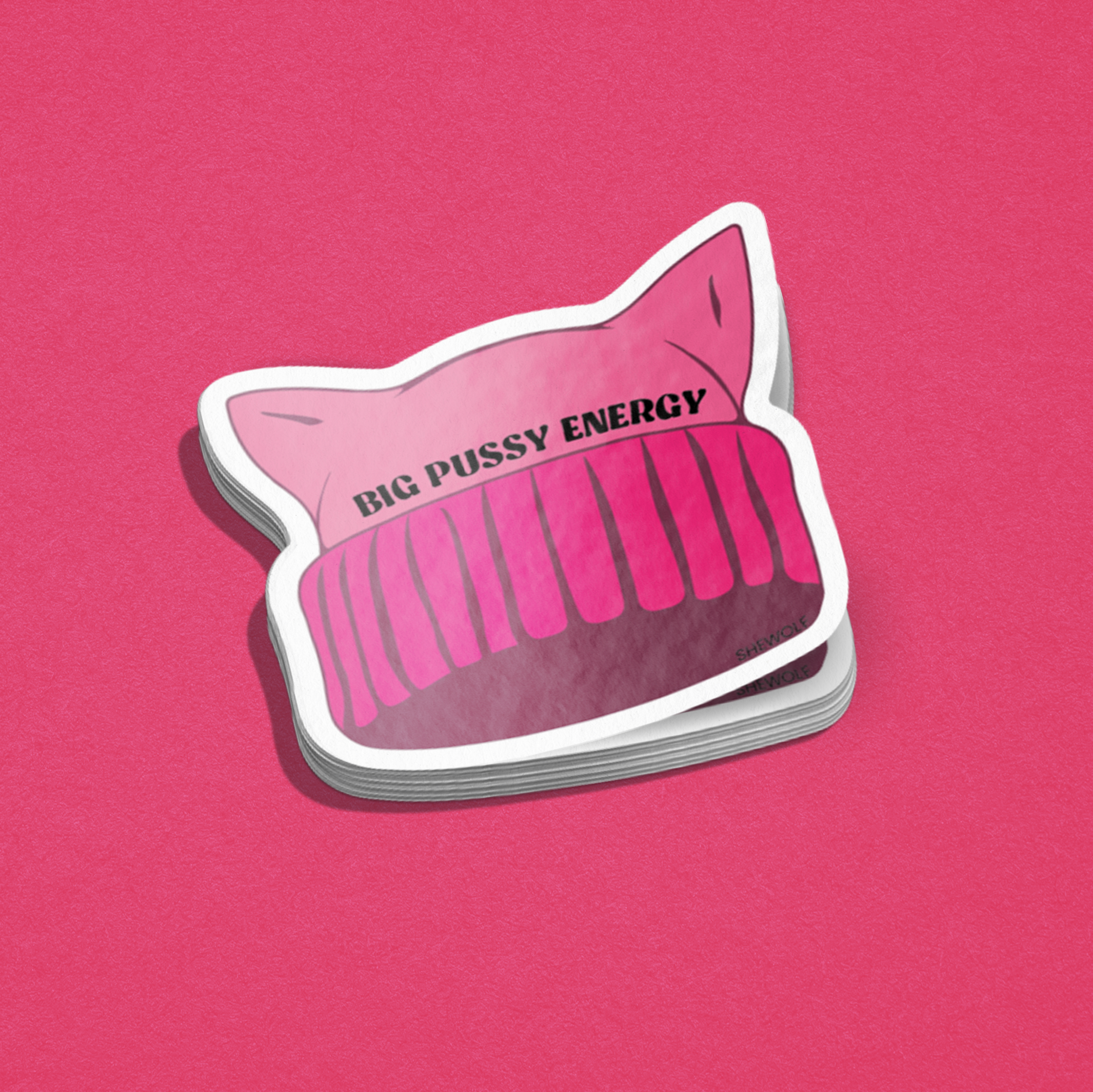 BPE Pussy Hat Sticker