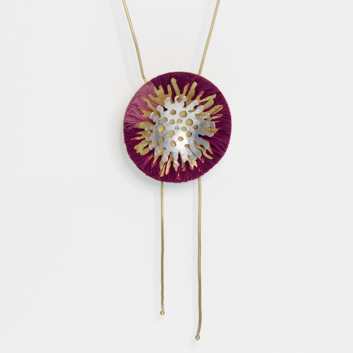 Coral Convertible Brooch &amp; Necklace