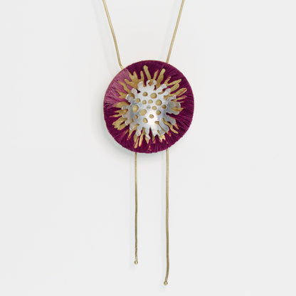 Coral Convertible Brooch &amp; Necklace