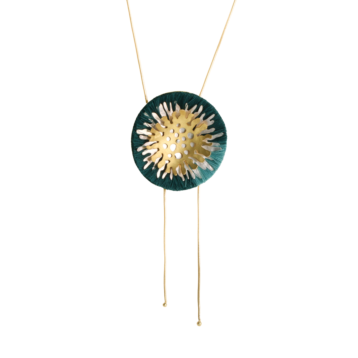 Coral Convertible Brooch &amp; Necklace