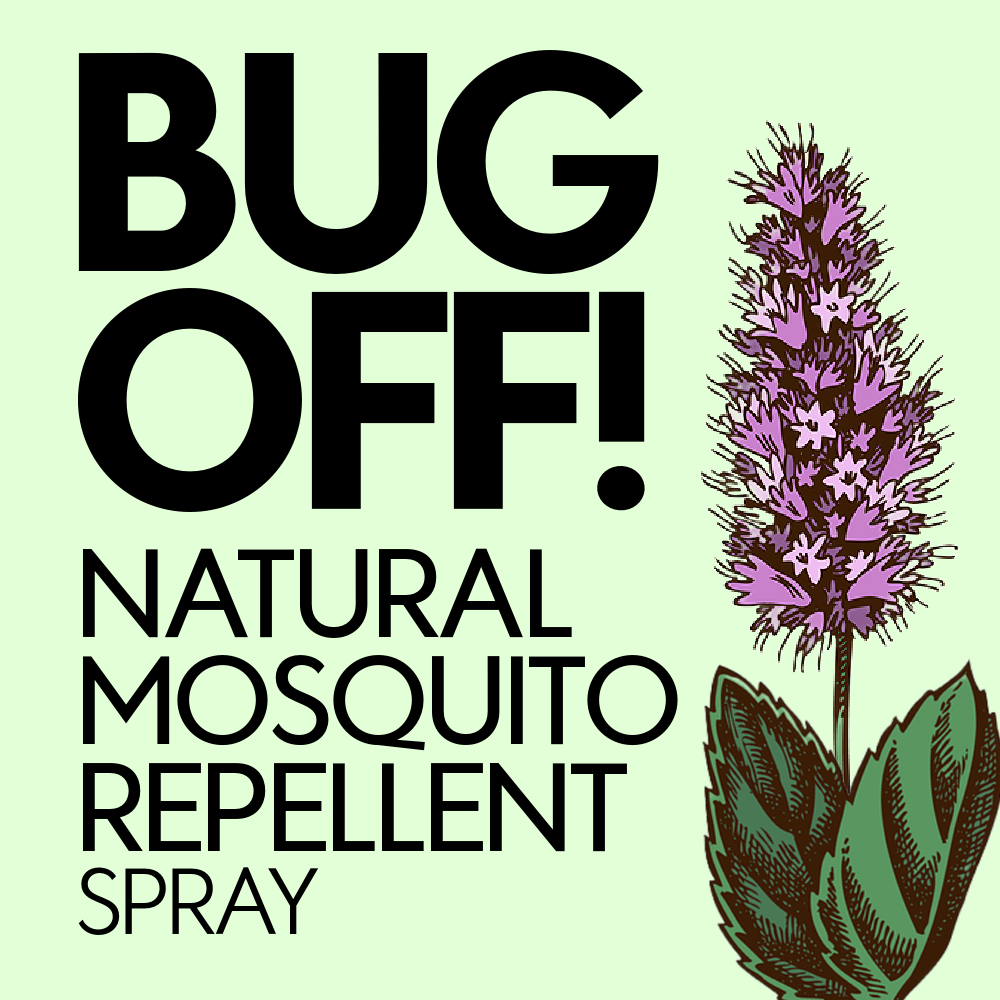 BUG OFF! Natural Mosquito Repellent Spray