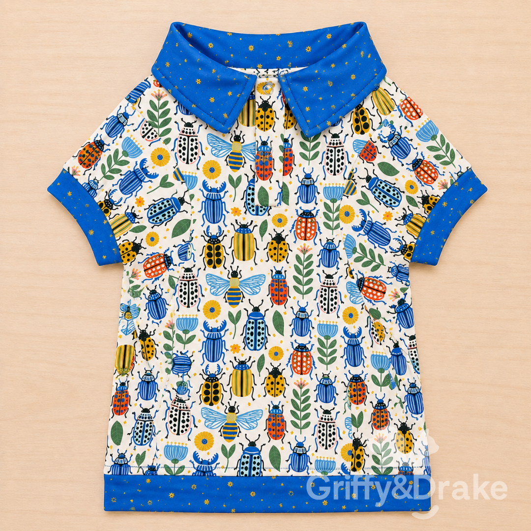 The Collared Pet Shirt Collection in Multiple Patterns &amp; Sizes
