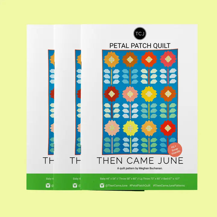 Petal Patch Quilt Pattern - Printed