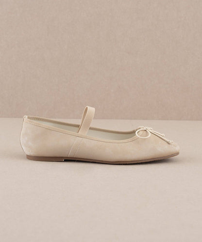 The London Beige | Ballet Pointe Flat-ON SALE