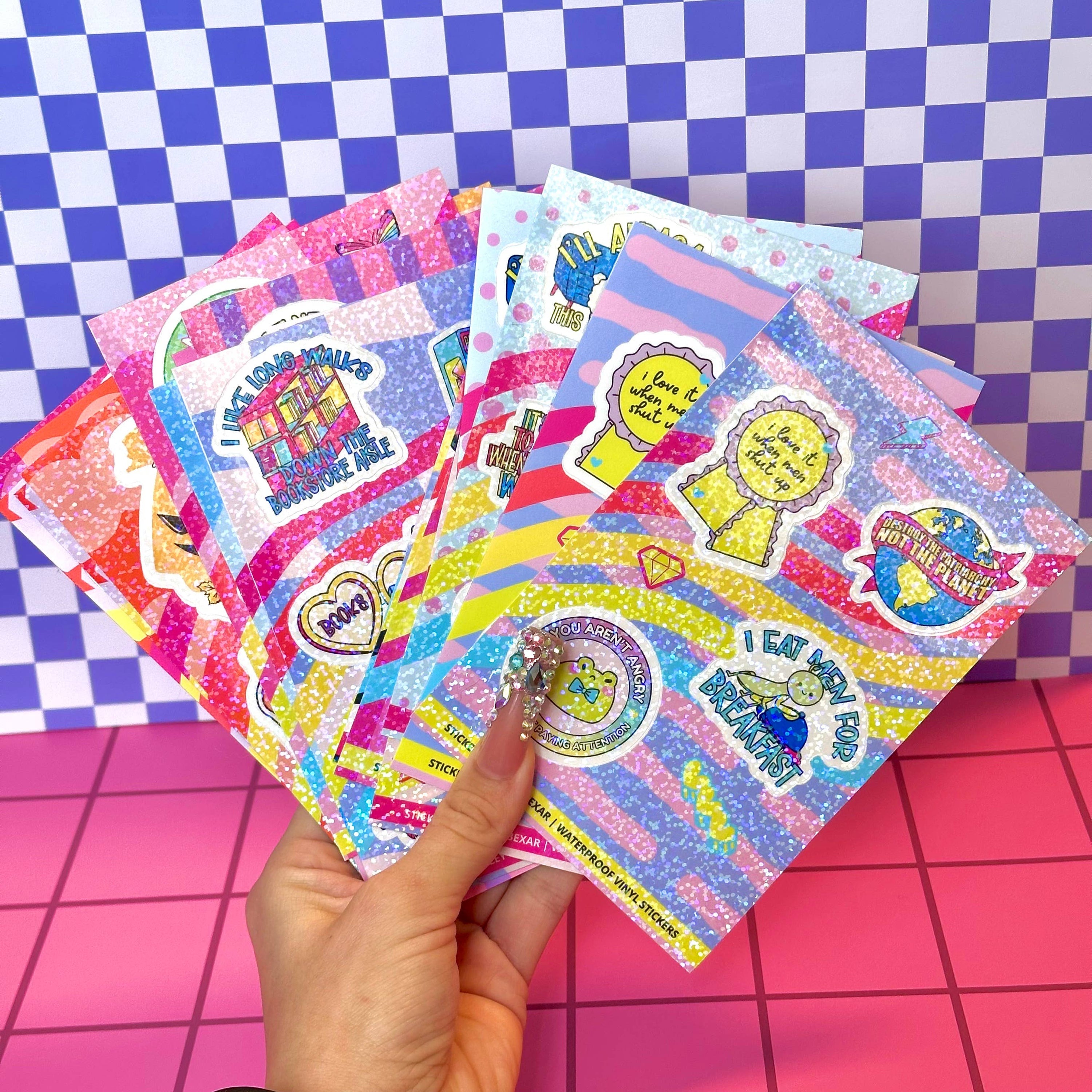 LGBTQIA+ Pride &amp; Ally Waterproof Vinyl Sticker Sheet