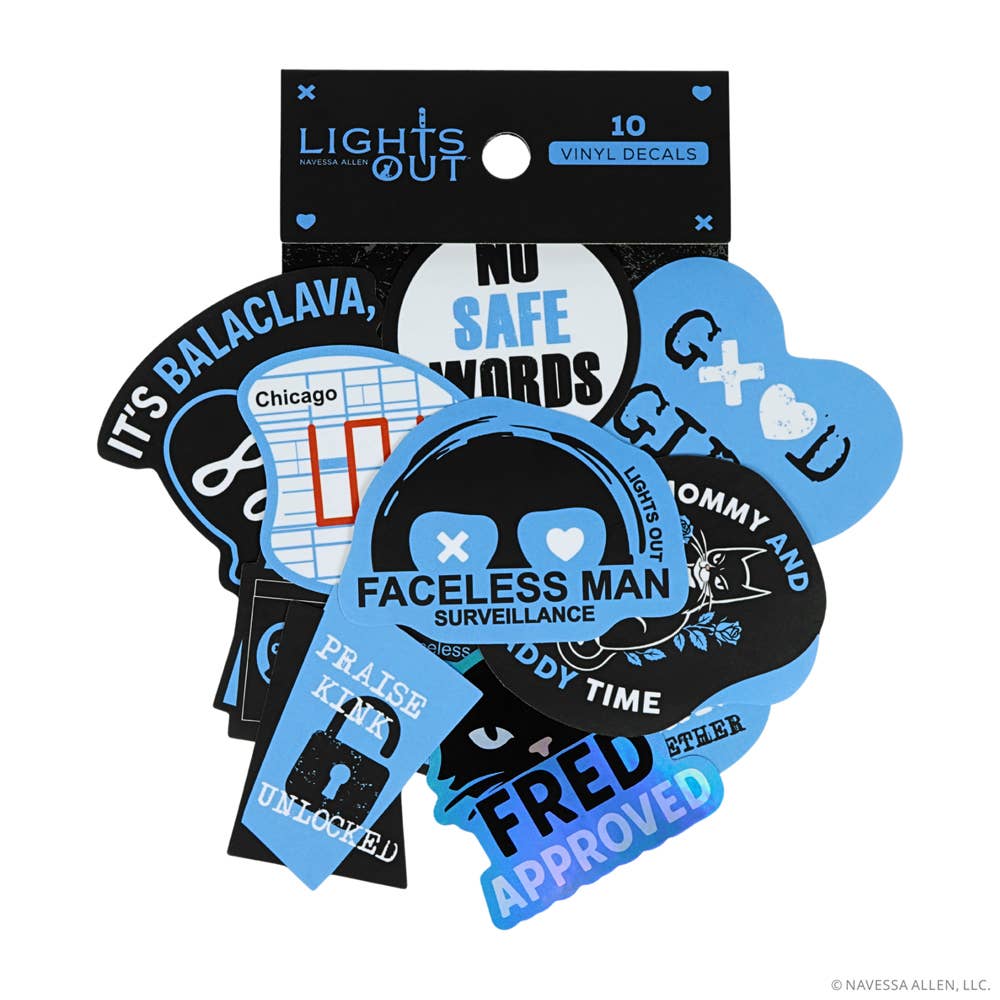 Official Lights Out Sticker Pack (10 Decals)