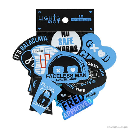 Official Lights Out Sticker Pack (10 Decals)