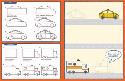 Learn to Draw . . . Cars, Trucks, &amp; Trains!