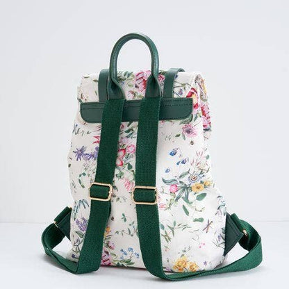 The Blooming Toile Backpack — Fable England Martha Mini