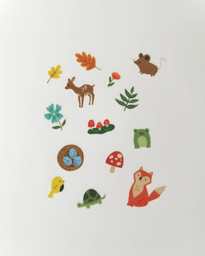 Woodland Friends Jumble Washi Stickers