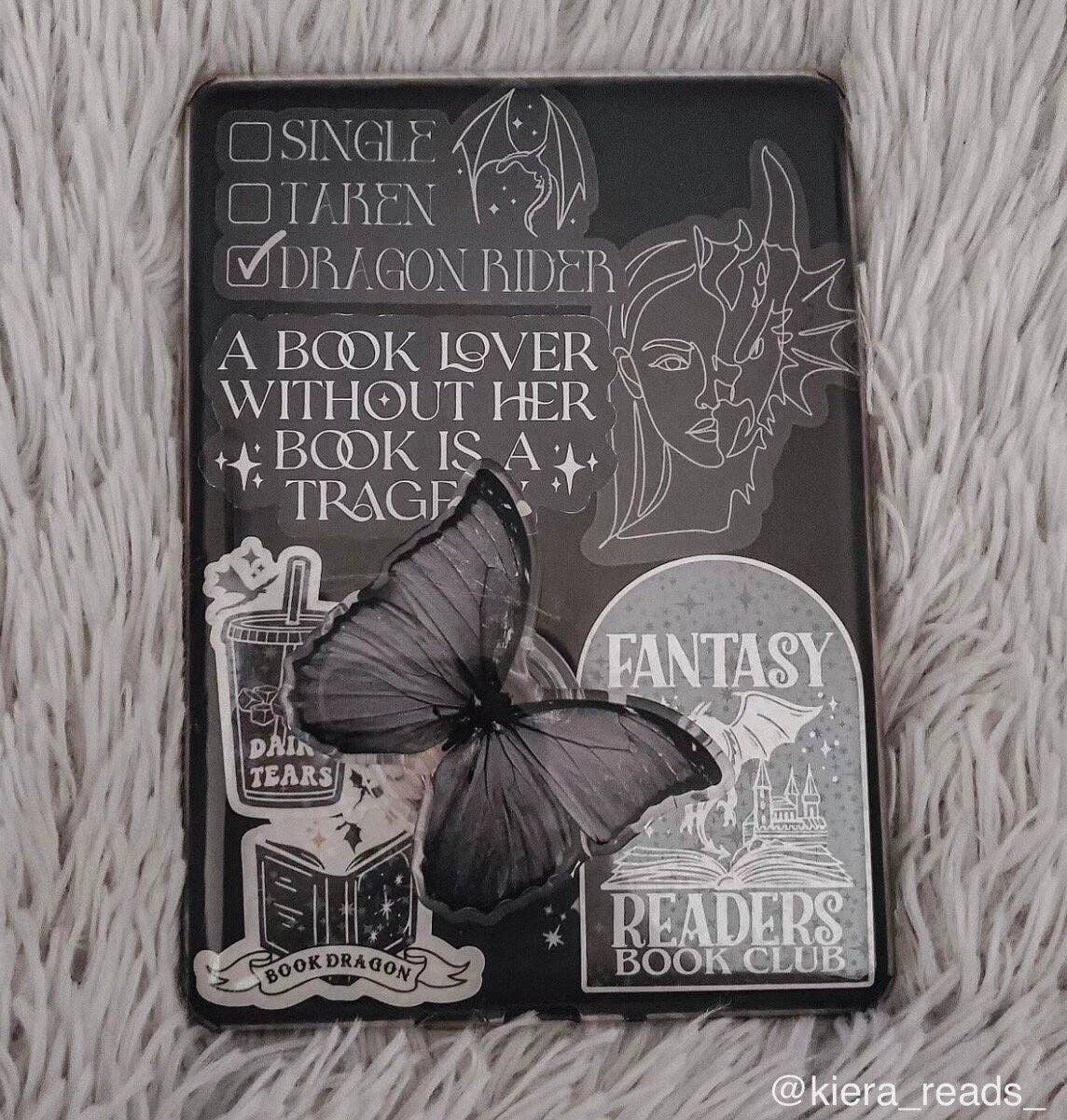 Book Lover Tragedy Sticker | Funny Bookish Vinyl Sticker