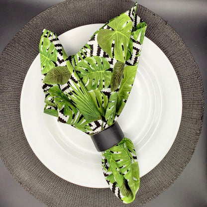 100% Cotton Napkins - Set of 2 -  Cabana Plants