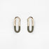 Cantadora handmade olive rope and brass statement earrings by Pichulik, ethical artisan jewelry brand, sustainable handmade jewelry Cape Town South Africa