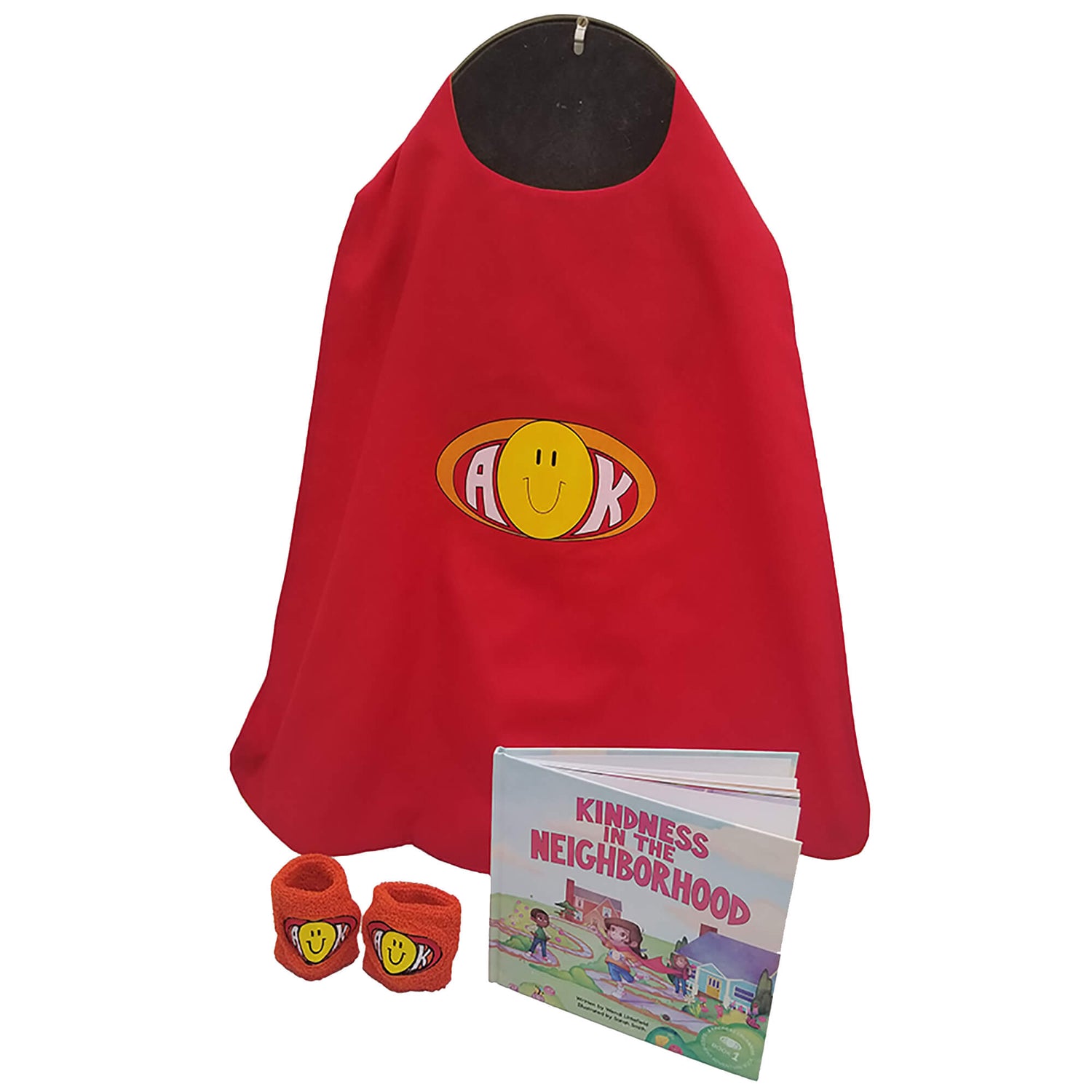 Kindness in the Neighborhood Storybook + Cape + Helping Hand Wristbands