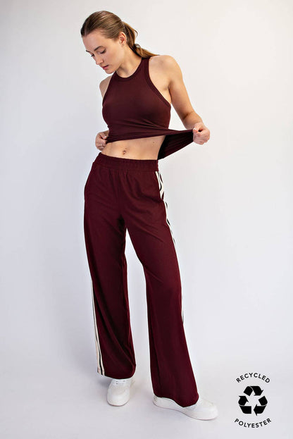 Pre-Order: Butter Soft Side Stripe Straight-Leg Pants