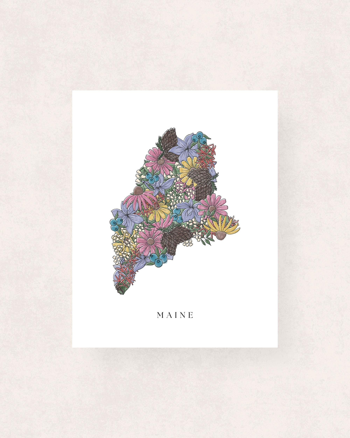 State Flowers Print