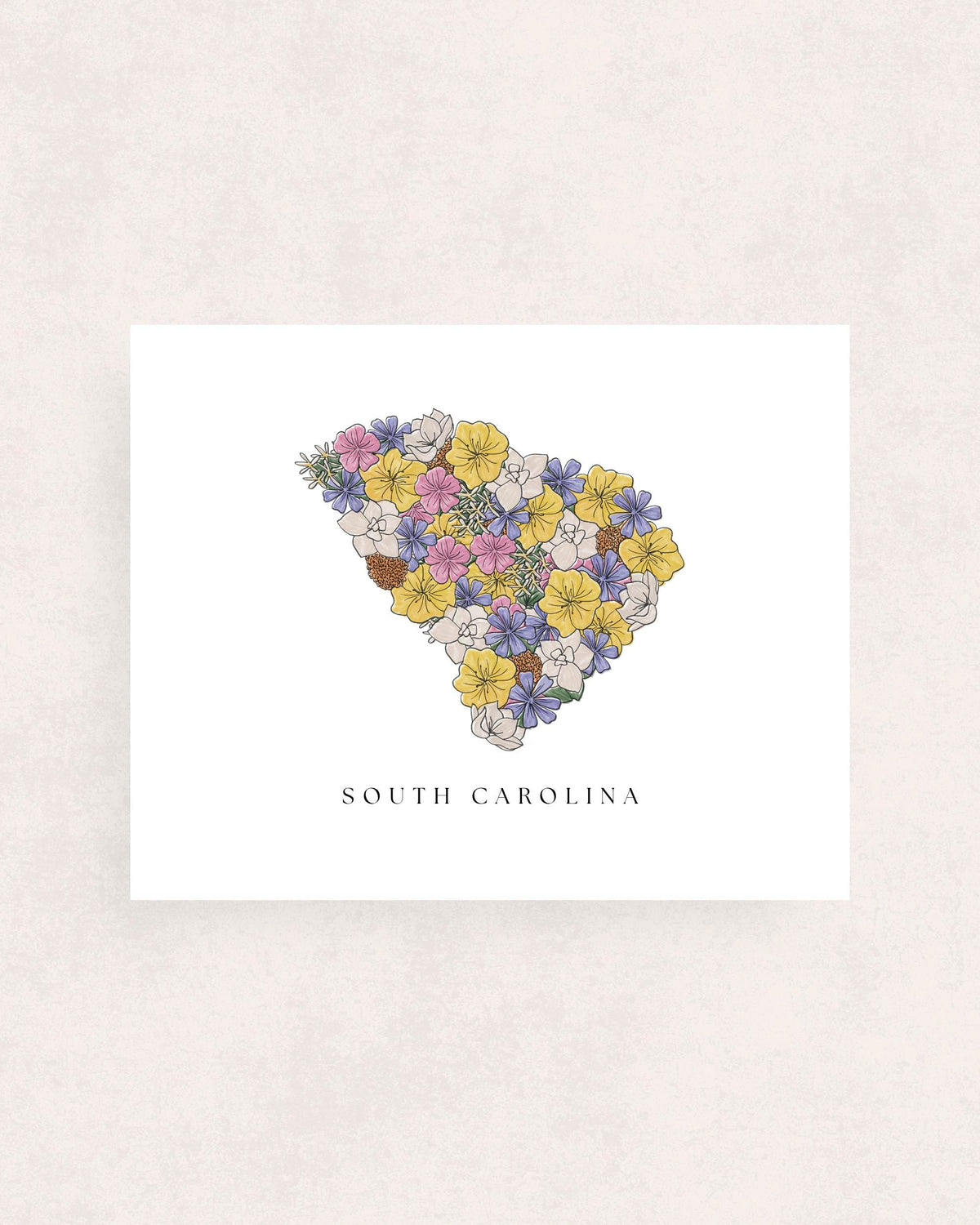 State Flowers Print