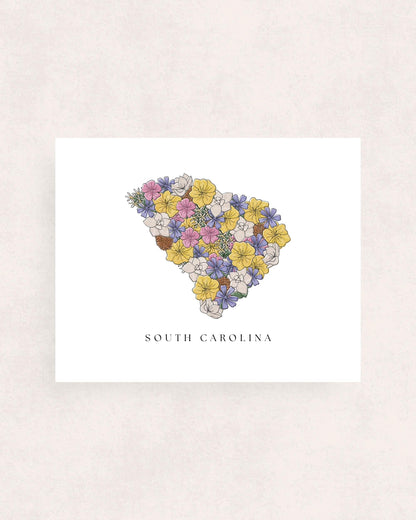 State Flowers Print