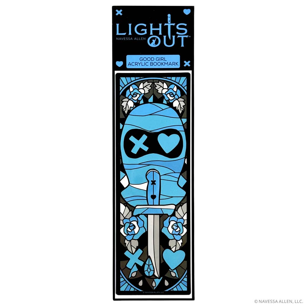 Official Lights Out Good Girl Acrylic Bookmark | Navessa Allen