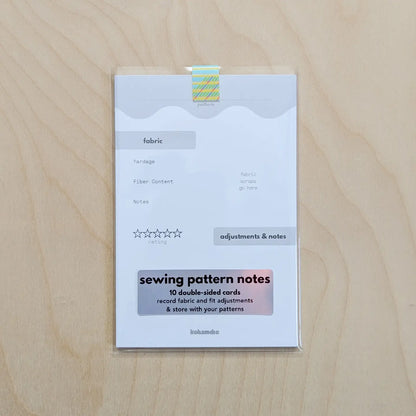 Sewing Pattern Note Cards — Pack of 10