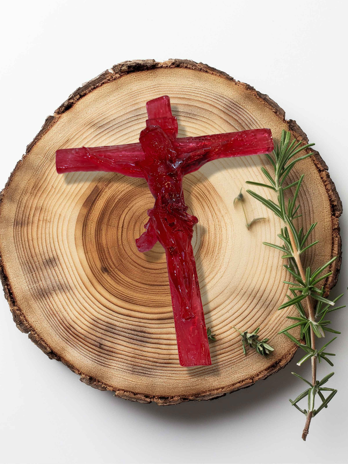 Jesus Crucified Resin Cross
