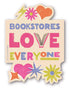 Colorful sticker with &