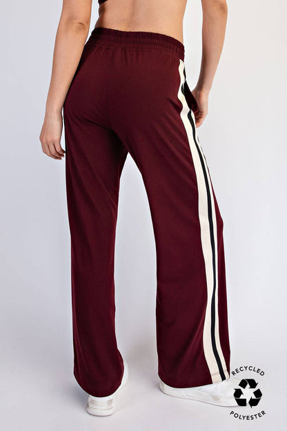 Pre-Order: Butter Soft Side Stripe Straight-Leg Pants