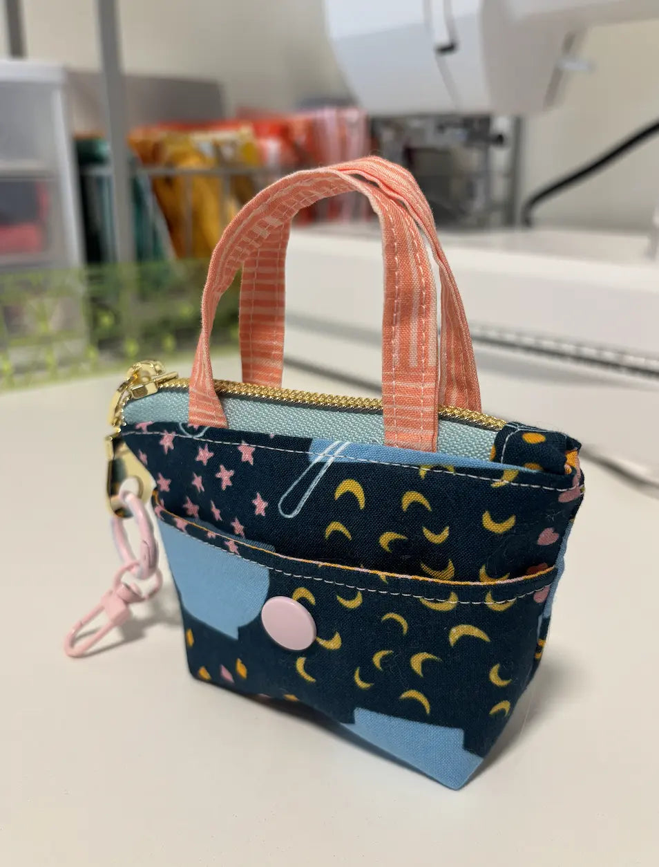 Tiny Tote Bag Keychain