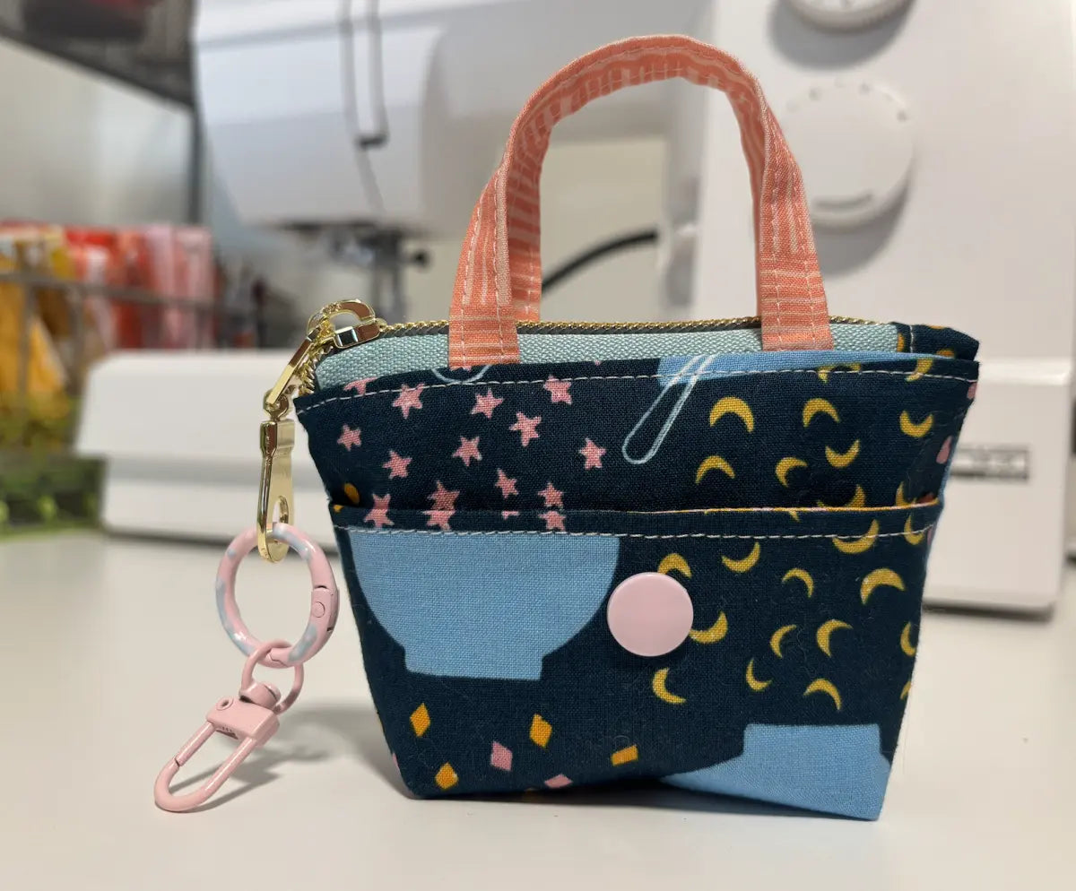 Tiny Tote Bag Keychain