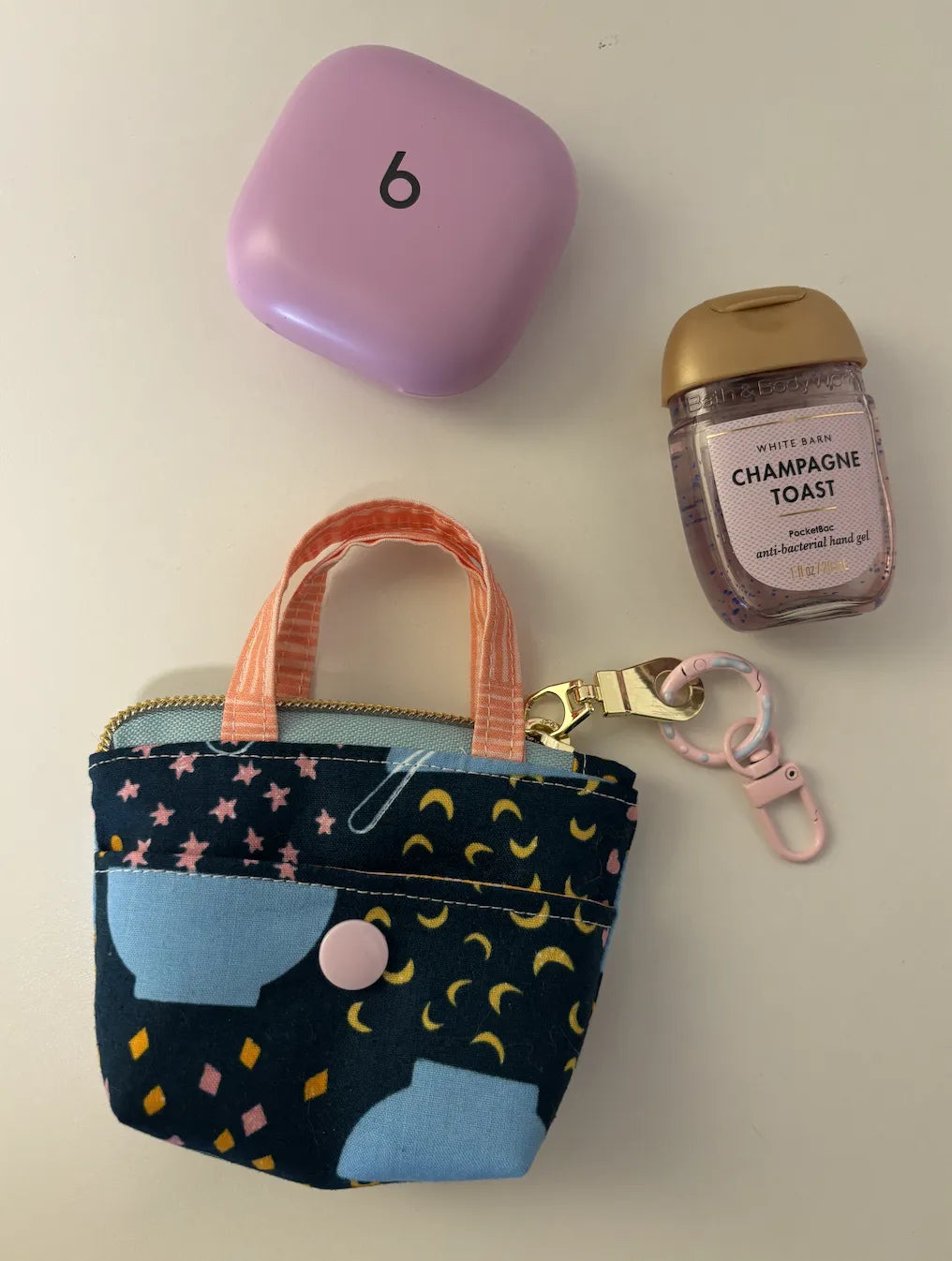 Tiny Tote Bag Keychain