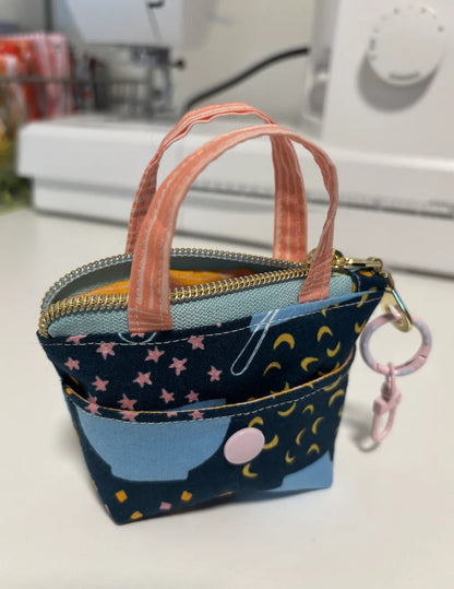Tiny Tote Bag Keychain