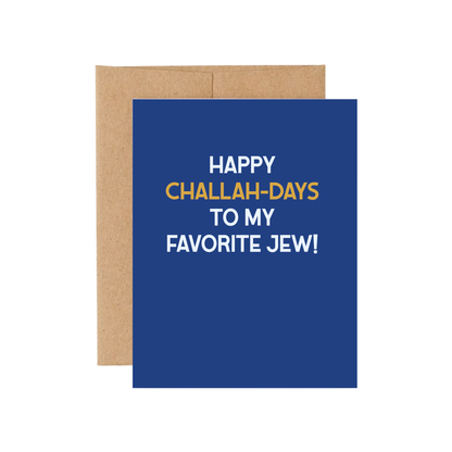 Happy Challah-Days Card