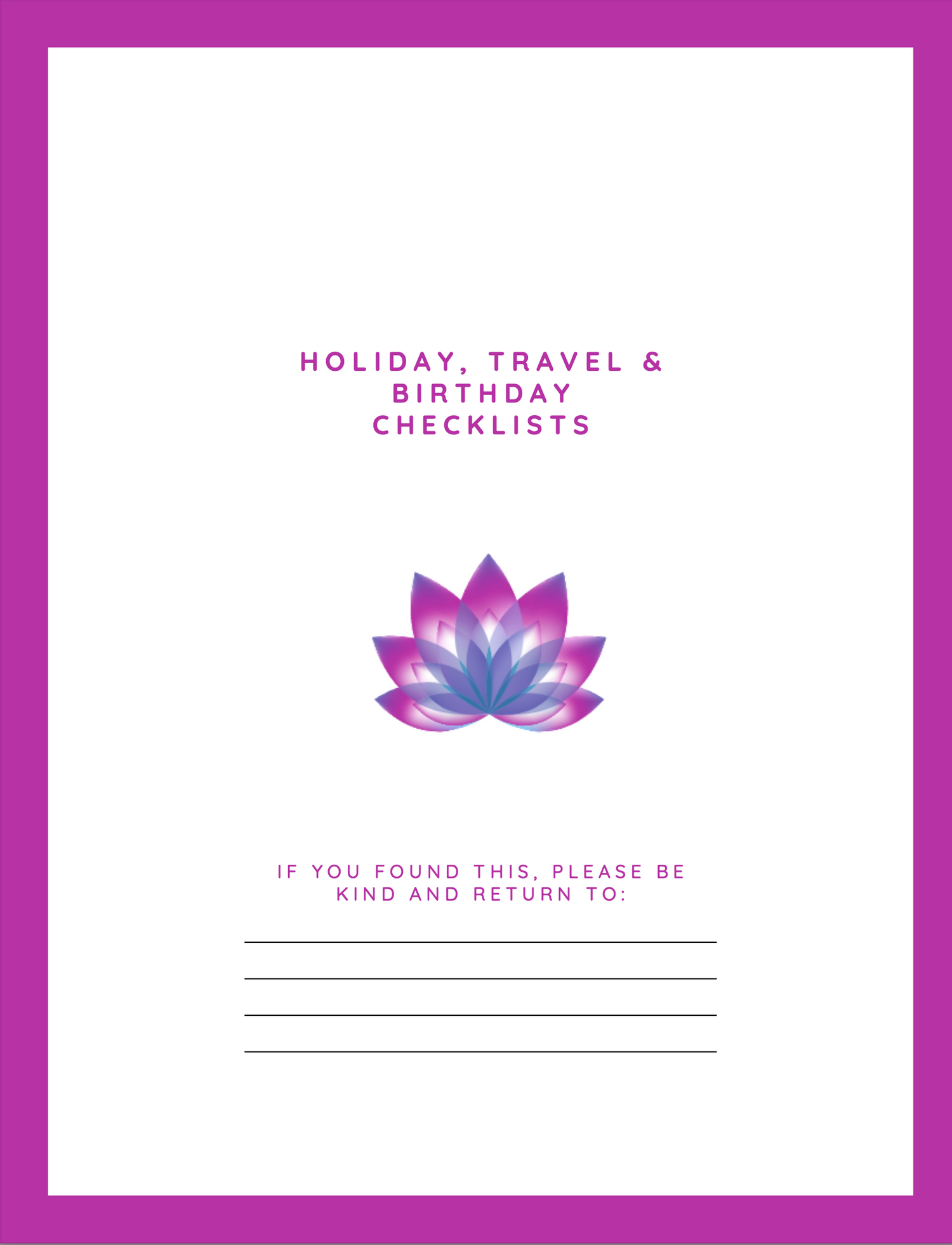 Holiday Checklists to Organize Celebrations – Digital Planner PDF for Stress-Free Holiday Planning