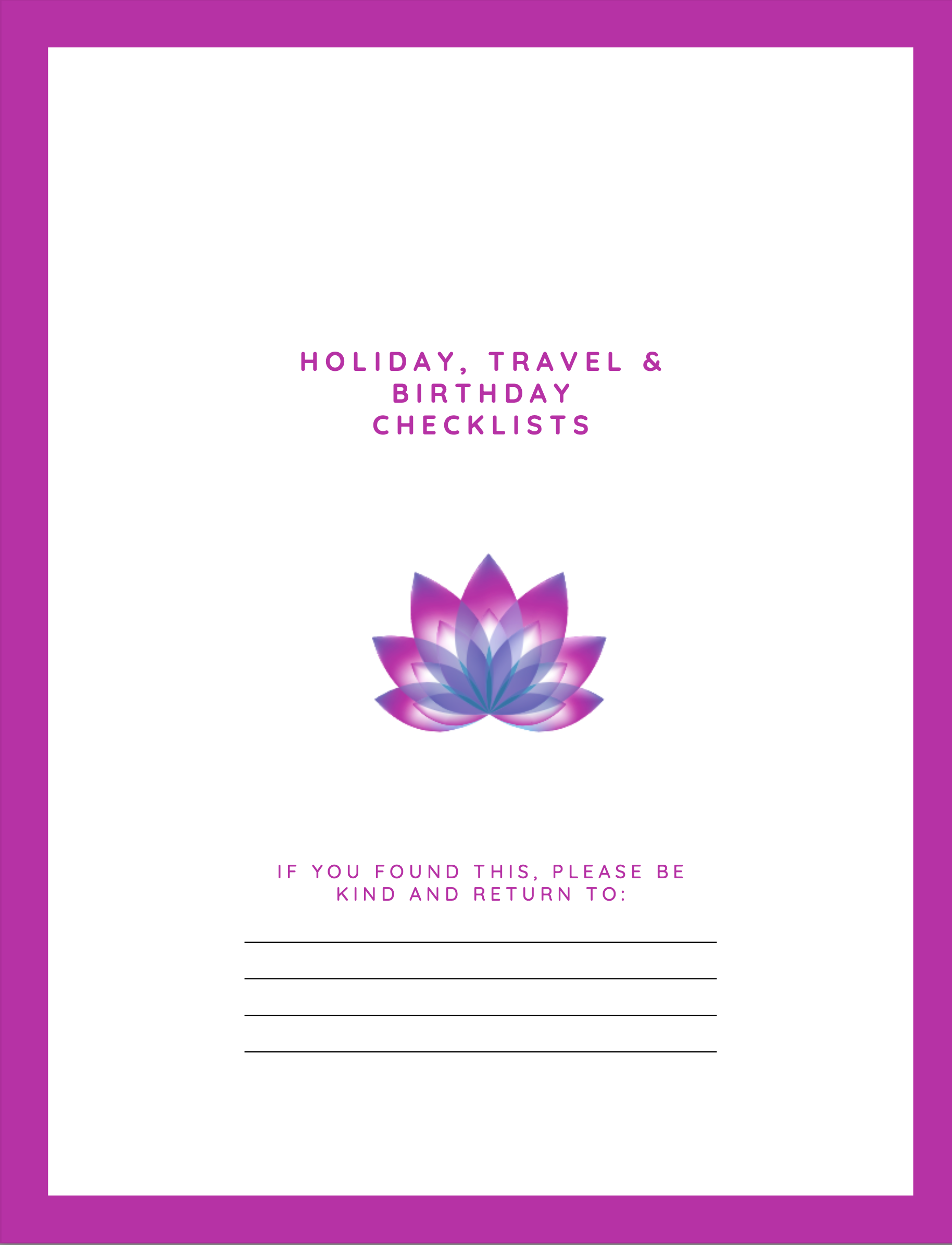 Holiday Checklists to Organize Celebrations – Digital Planner PDF for Stress-Free Holiday Planning