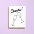 Cheers champagne card - MangoIllustrated - Greeting Cards