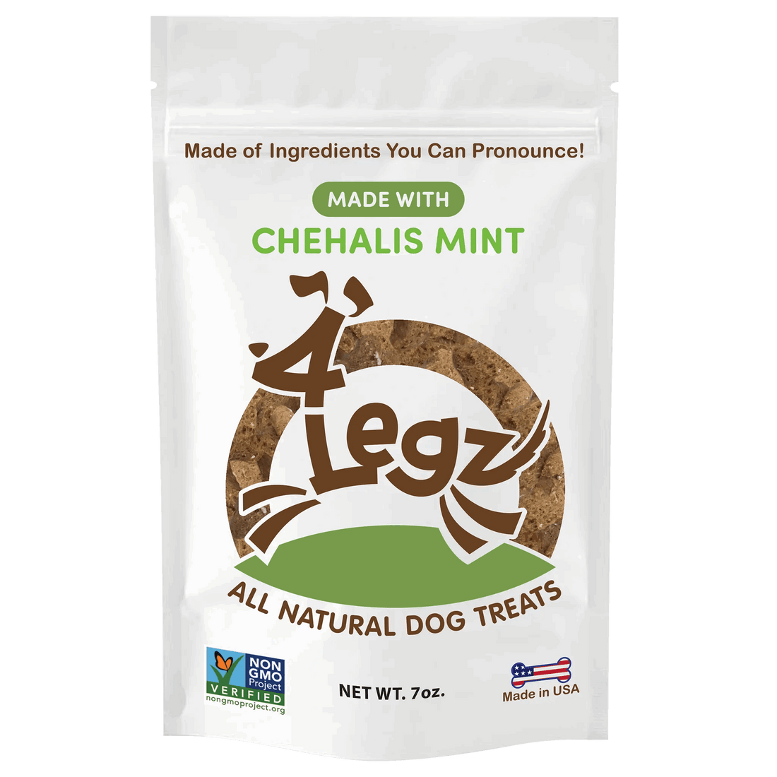 Chehalis Mint Dog Treats for Fresh Breath and Healthy Chewing - 4Legz