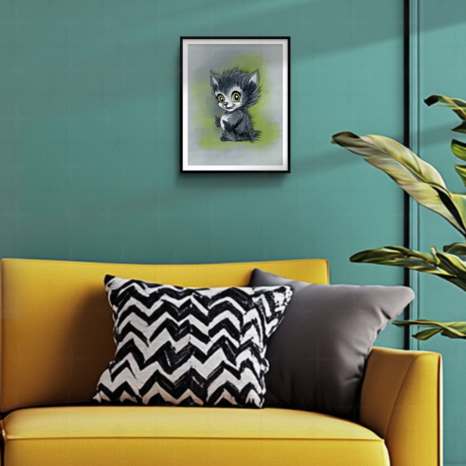 Little Werewolf Art Print