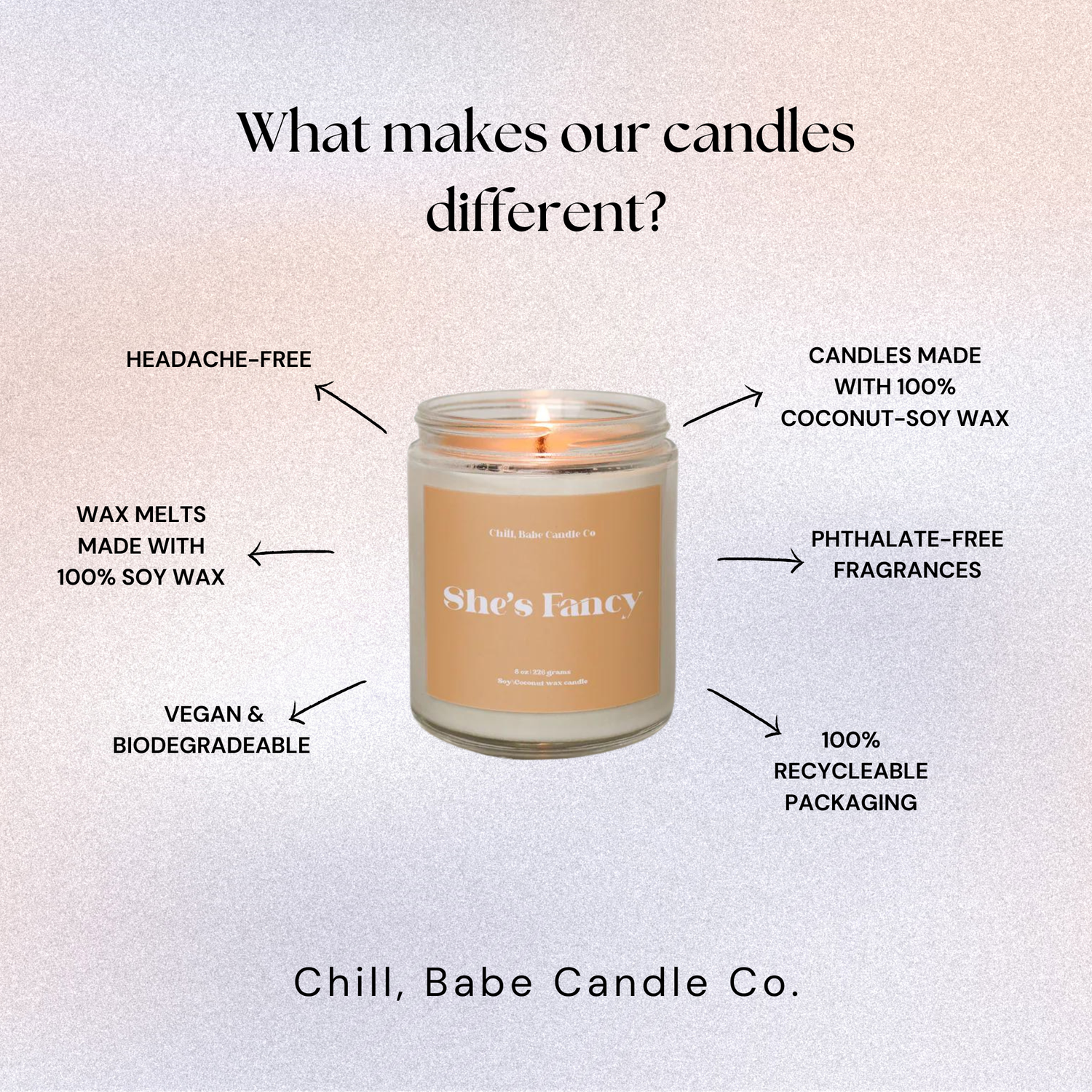 She’s Fancy Candle | Amber + Driftwood about