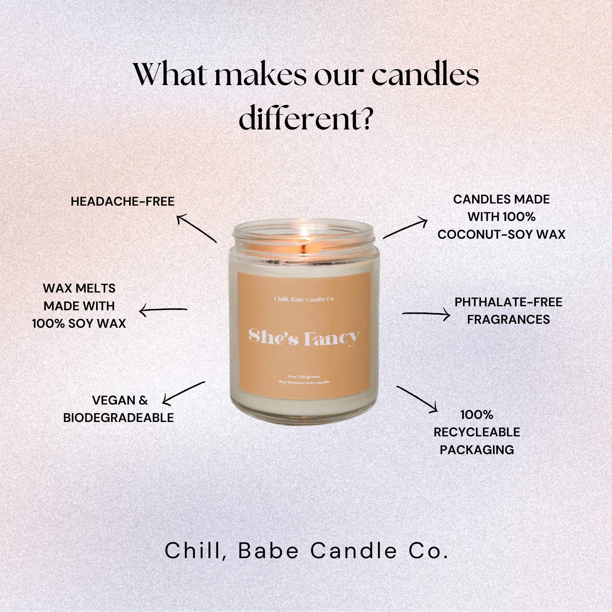 She’s Fancy Candle | Amber + Driftwood about