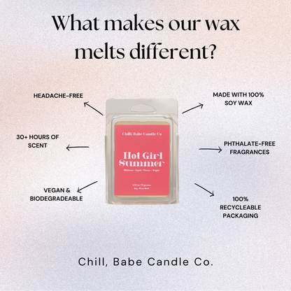 About Hot Girl Summer Wax Melt | Hibiscus + Apple + Ozone +Sugar