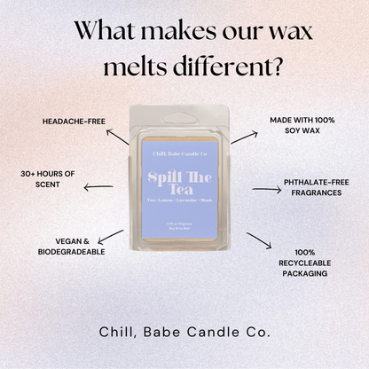 About Spill The Tea Wax Melt 