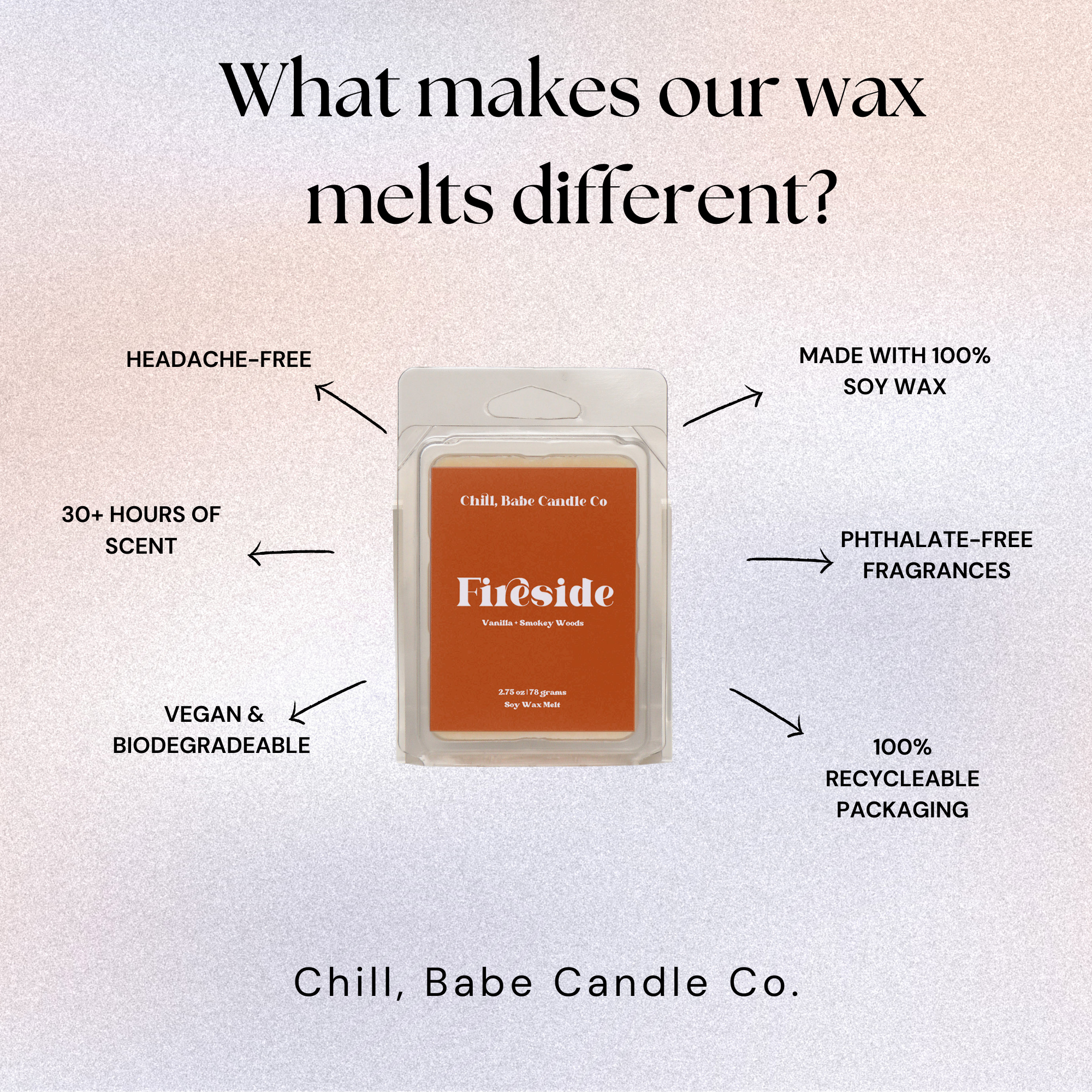 about Fireside Wax Melt 