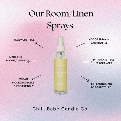 about One More Slice Room &amp; Linen Spray