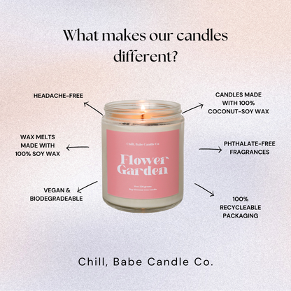 Flower Garden Candle | Magnolia + Peony about